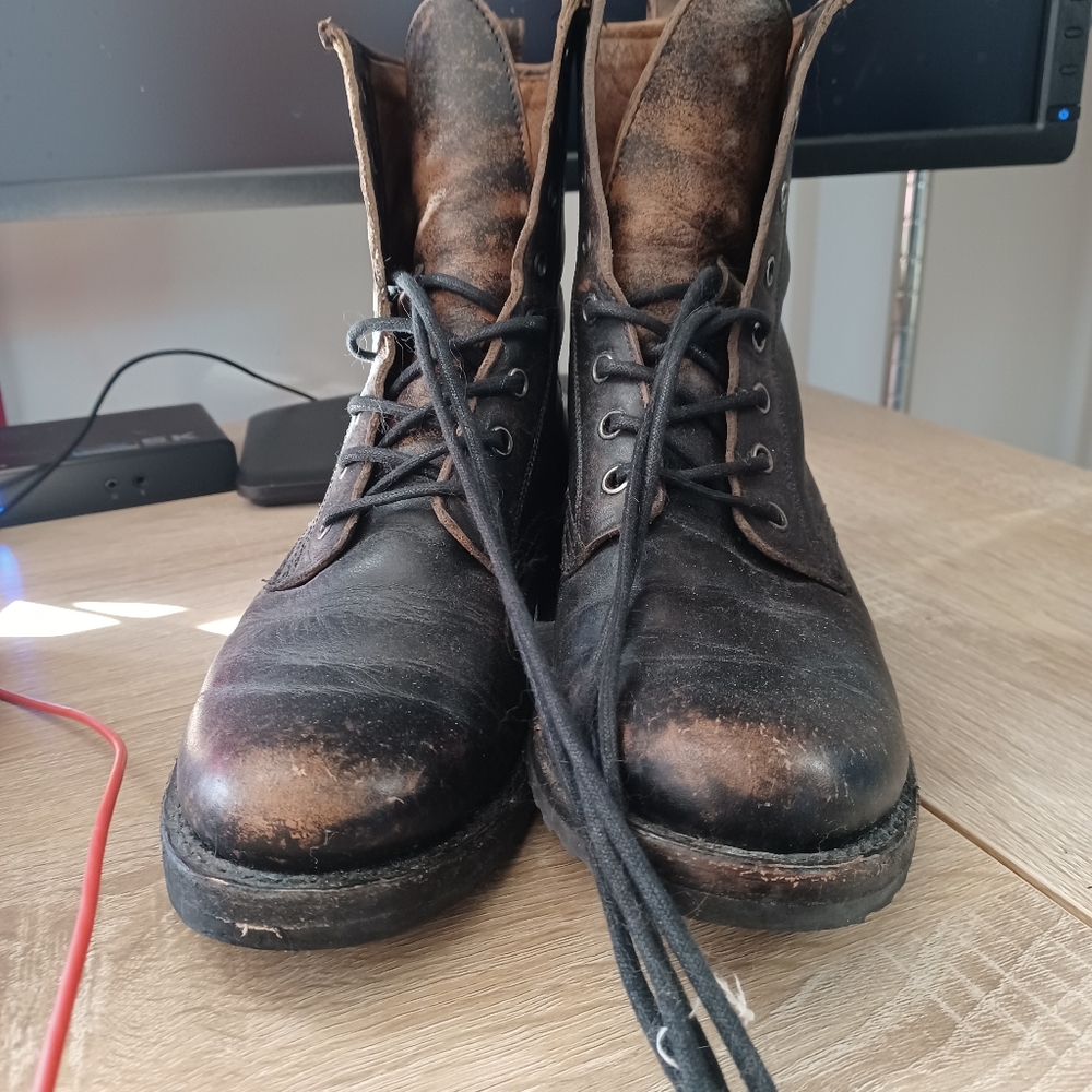 Frye Combat Boots